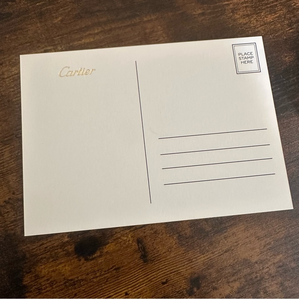 Cartier Hand painted Postcards - Picture 4 of 4